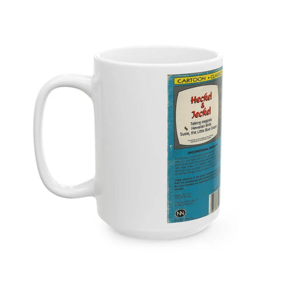 HECKEL AND JECKEL CARTOON CLASSICS (VHS COVER) - White Coffee Mug-Go Mug Yourself