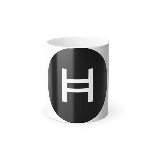 HEDERA HASHGRAPH HBAR (Cryptocurrency) Color Changing Mug 11oz-11oz-Go Mug Yourself