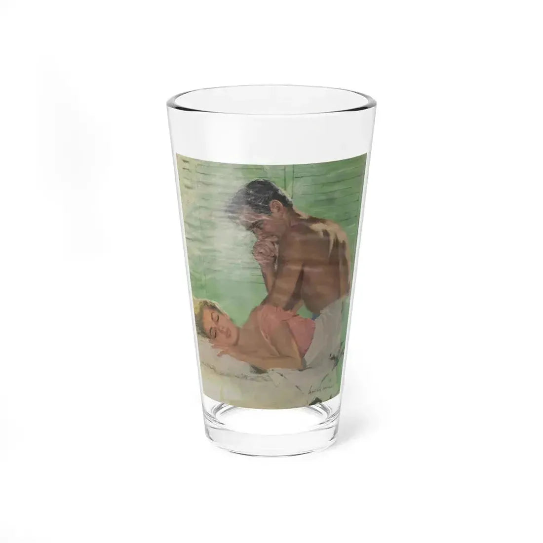 Hedley Rainnie illustration, Today's Woman magazine, March 1952 - Pint Glass 16oz 16oz - Go Mug Yourself