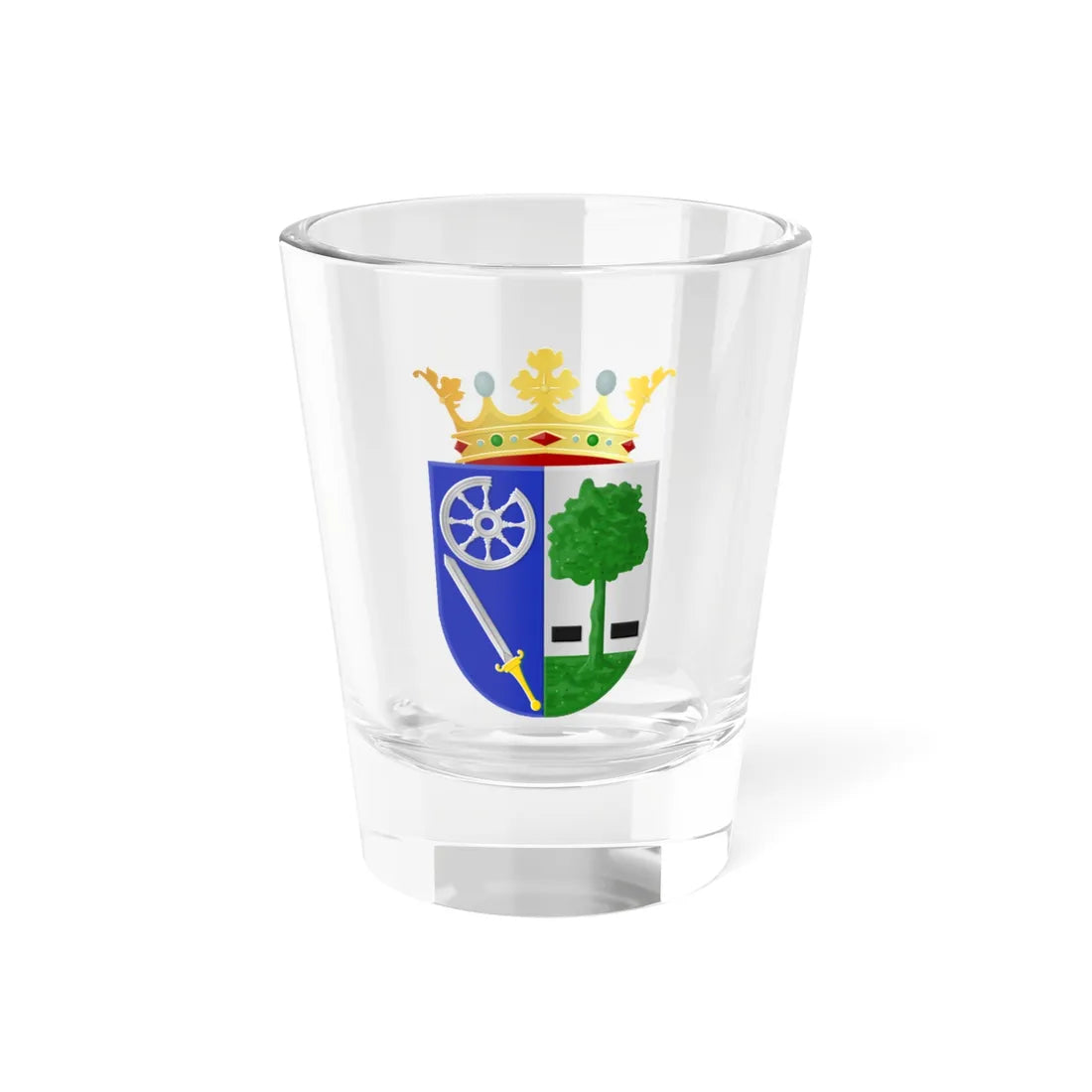 Heerenveen wapen (Netherlands) (Coat of Arms) Shot Glass 1.5oz 1.5oz - Go Mug Yourself