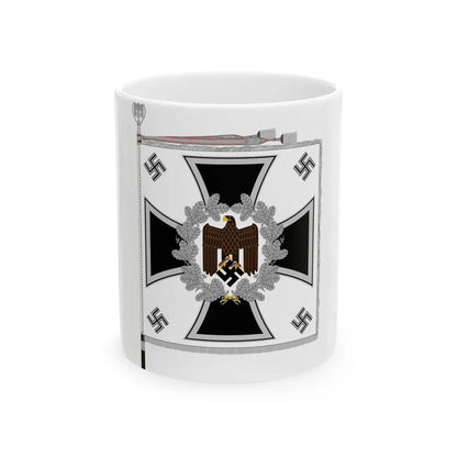 Heeresfahne Infanterie (Germany) White Coffee Mug 11oz - Go Mug Yourself