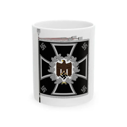 Heeresfahne Pioniere (Germany) White Coffee Mug 11oz - Go Mug Yourself
