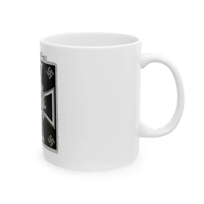 Heeresfahne Pioniere (Germany) White Coffee Mug - Go Mug Yourself