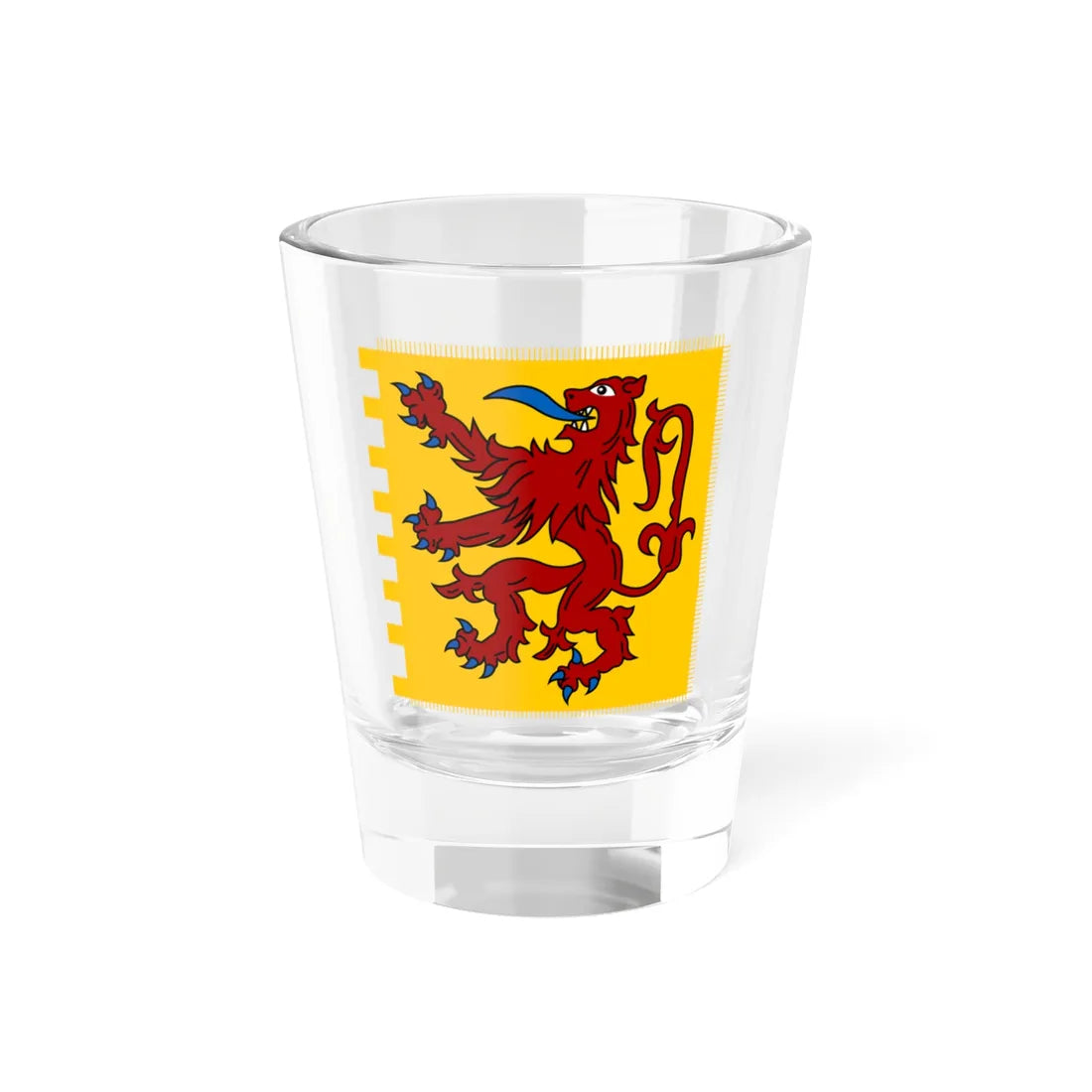 Heers vlag (Belgium) Shot Glass 1.5oz 1.5oz - Go Mug Yourself