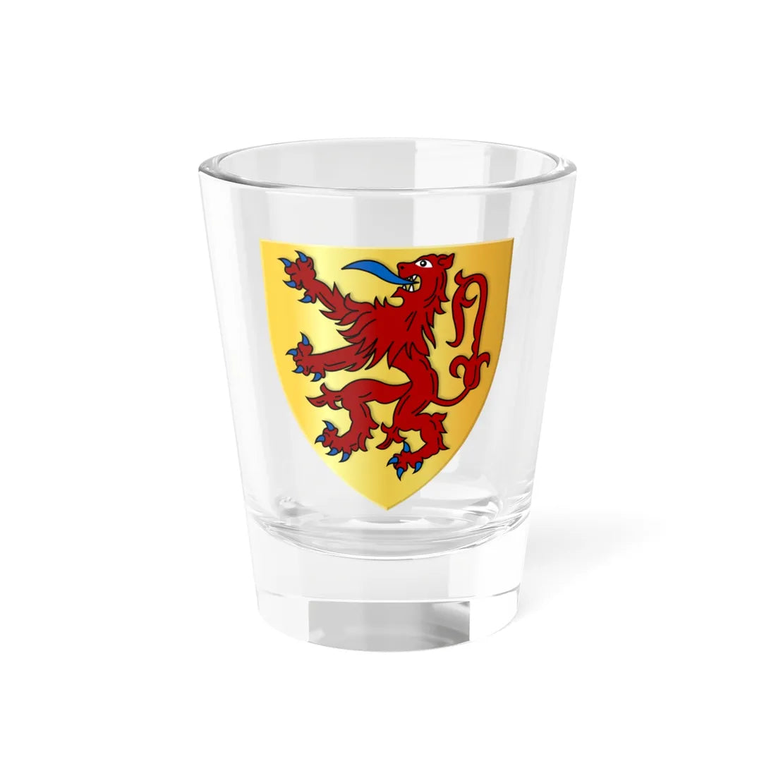 Heers wapen (Belgium) (Coat of Arms) Shot Glass 1.5oz 1.5oz - Go Mug Yourself