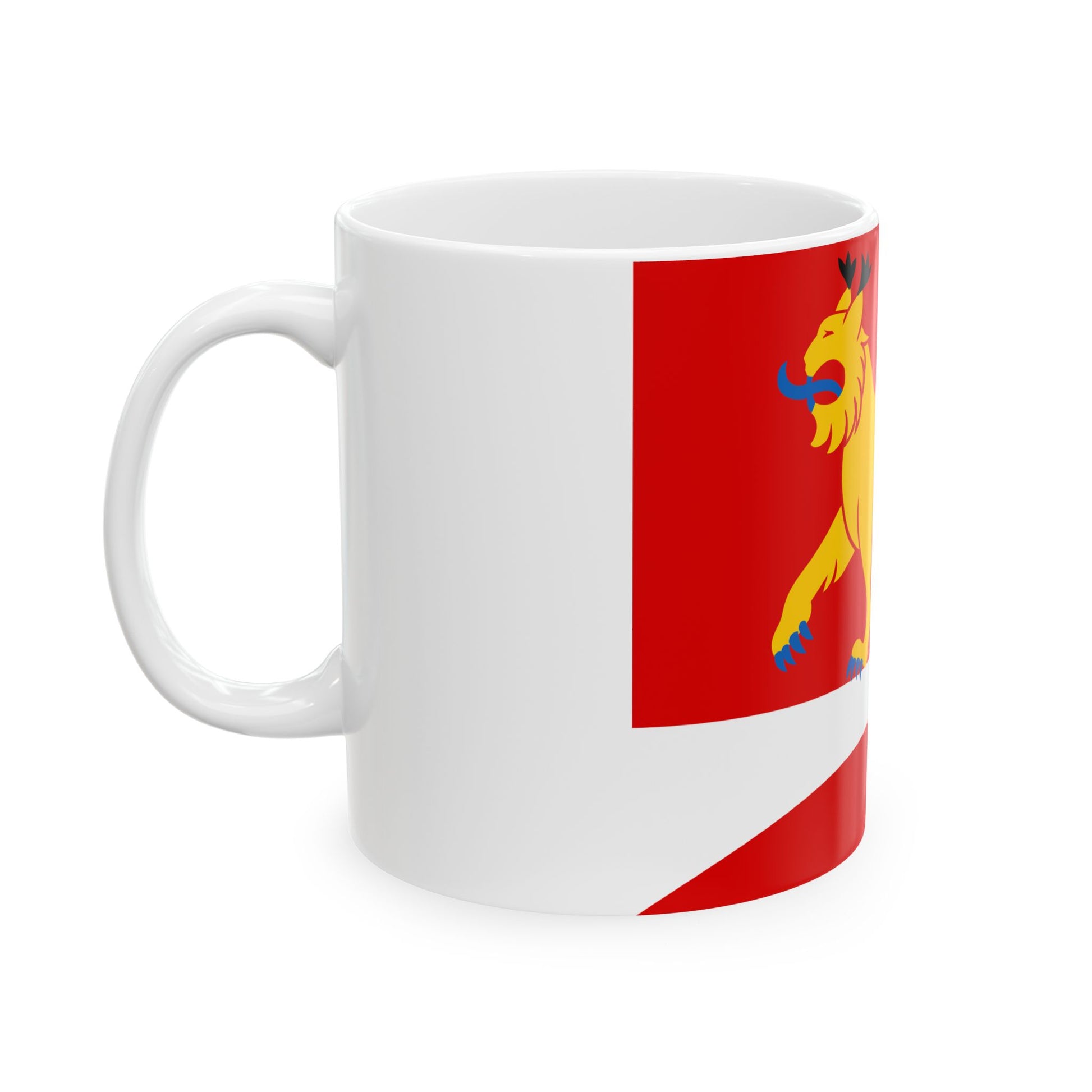 Heinola.lippu (Finland) White Coffee Mug-Go Mug Yourself
