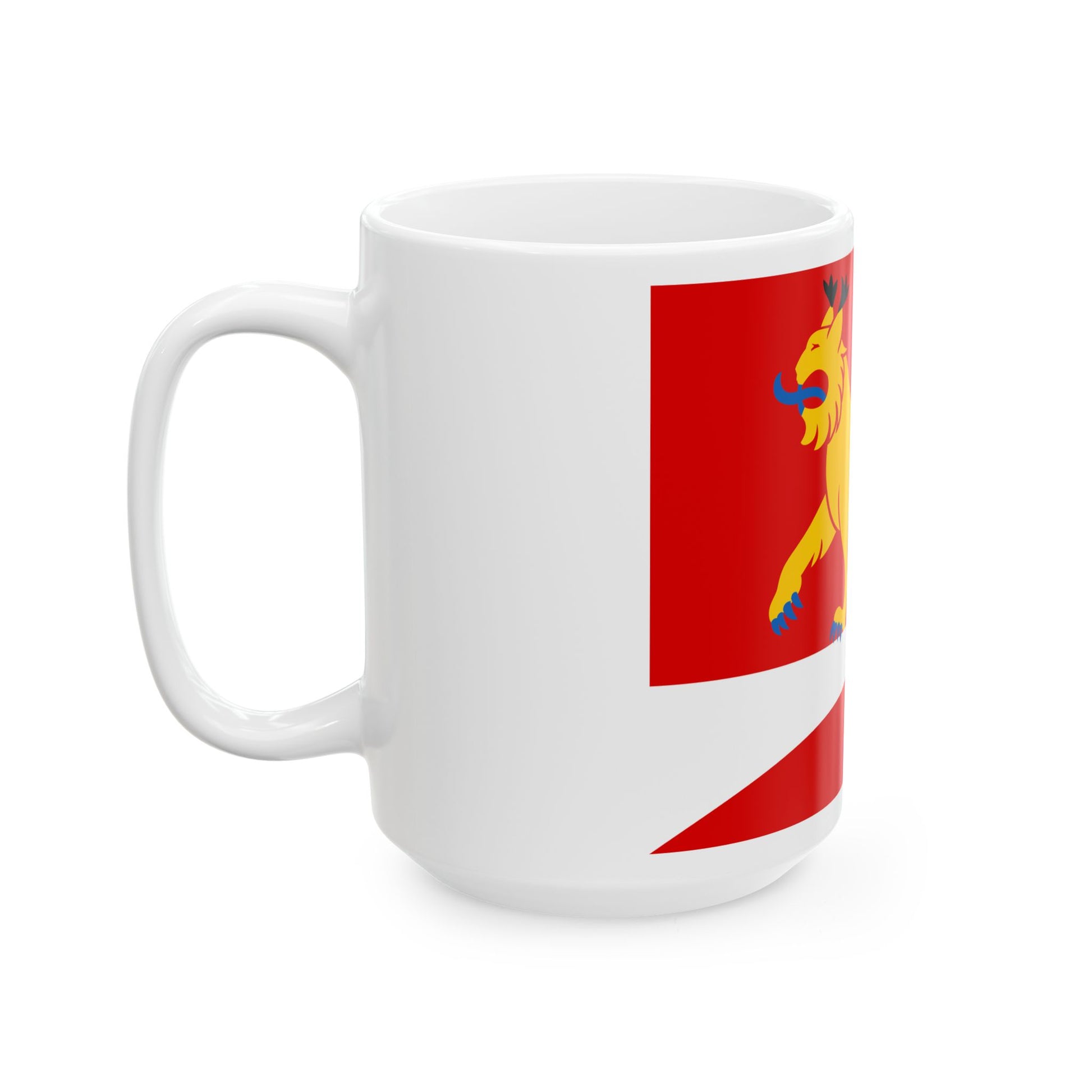 Heinola.lippu (Finland) White Coffee Mug-Go Mug Yourself