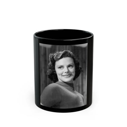 Helen Mack #05 (Vintage Female Icon) Black Coffee Mug-11oz-Go Mug Yourself