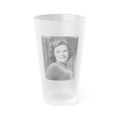 Helen Mack #05 (Vintage Female Icon) Frosted Pint Glass 16oz-16oz-Frosted-Go Mug Yourself