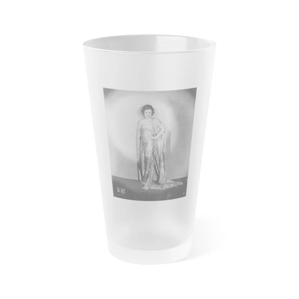 Helen Mack #07 (Vintage Female Icon) Frosted Pint Glass 16oz-16oz-Frosted-Go Mug Yourself