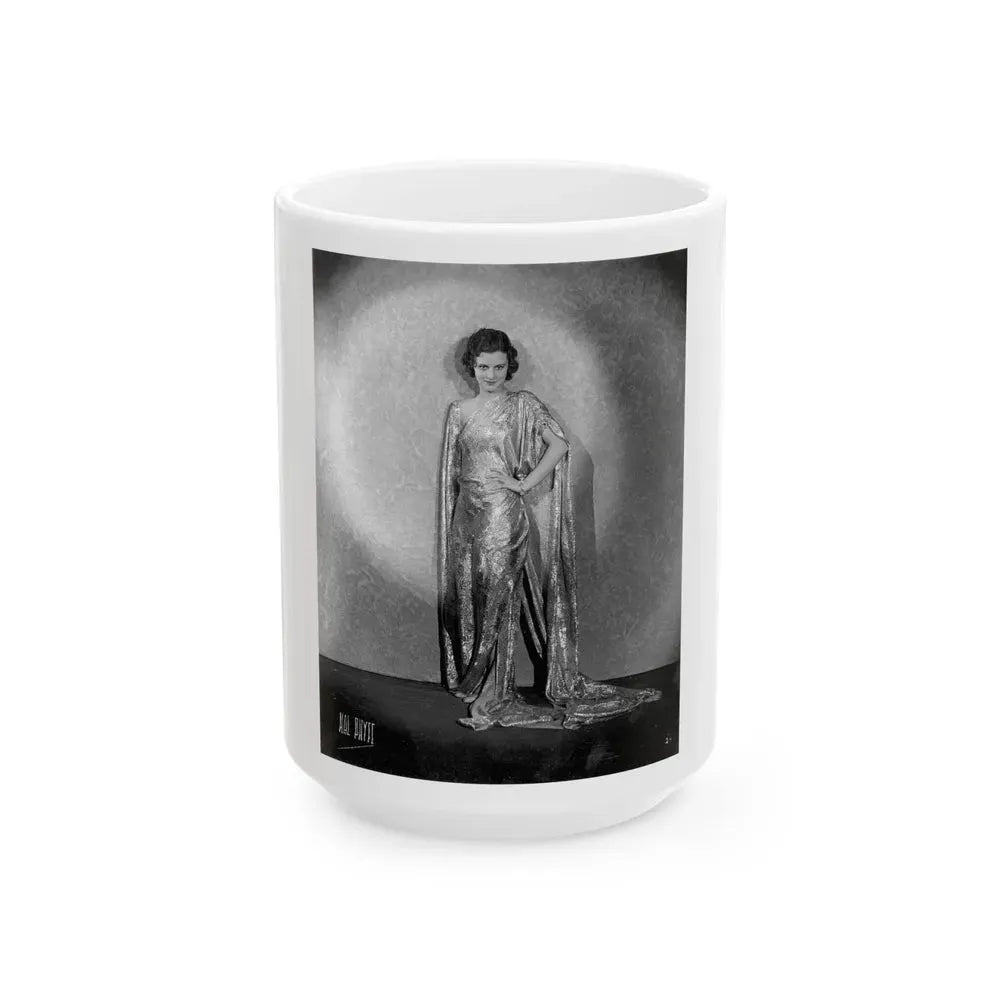 Helen Mack #07 (Vintage Female Icon) White Coffee Mug 15oz - Go Mug Yourself