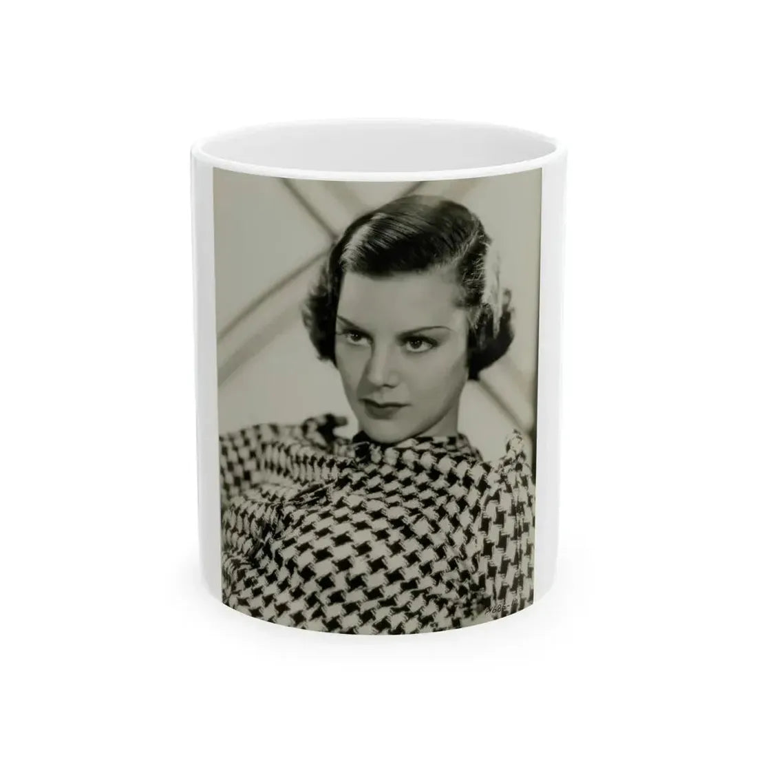 Helen Mack #09 (Vintage Female Icon) White Coffee Mug 11oz - Go Mug Yourself