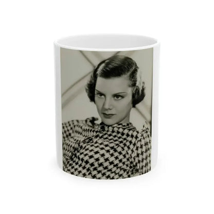 Helen Mack #09 (Vintage Female Icon) White Coffee Mug 11oz - Go Mug Yourself