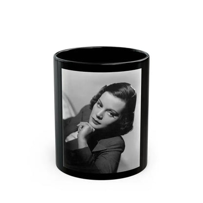 Helen Mack #21 (Vintage Female Icon) Black Coffee Mug 11oz - Go Mug Yourself