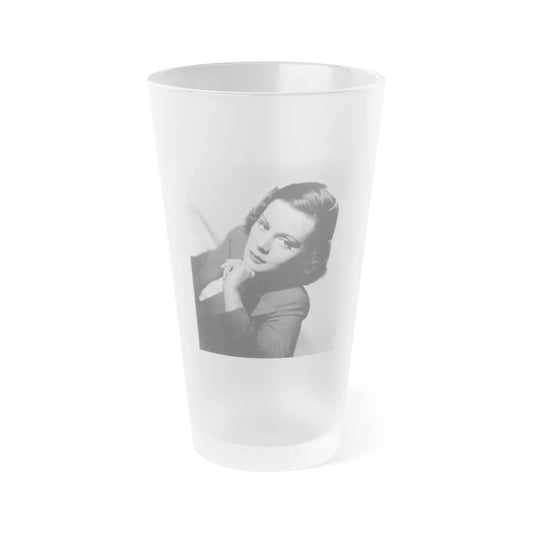 Helen Mack #21 (Vintage Female Icon) Frosted Pint Glass 16oz-16oz-Frosted-Go Mug Yourself