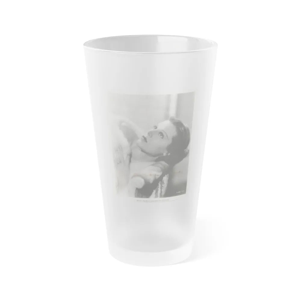 Helen Mack #24 (Vintage Female Icon) Frosted Pint Glass 16oz-16oz-Frosted-Go Mug Yourself