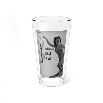 Helene Hayden #05 - 1 Page, 1 B&W Photo from EYE Digest Mag. Nov. '53 (Vintage Female Icon) Pint Glass 16oz 16oz - Go Mug Yourself
