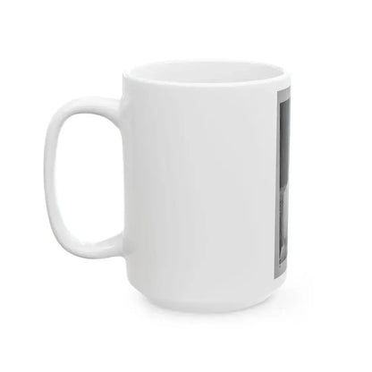 Helene Hayden #07 - 1 Pages, 3 B&W Photos, Short Article & Caption from EYE Digest Mag. Nov. '53 (Vintage Female Icon) White Coffee Mug - Go Mug Yourself