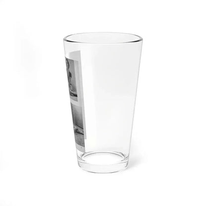 Helene Hayden #08 - 1 Page, 2 B&W Photos, Short & Caption from EYE Digest Mag. Nov. '53 (Vintage Female Icon) Pint Glass 16oz - Go Mug Yourself