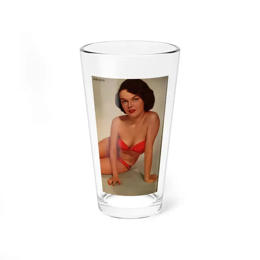 Helene Hayden #13 - 1 Color Pin-Up Photo from Picture Scope Digest Mag. Jan. '57 (Vintage Female Icon) Pint Glass 16oz 16oz - Go Mug Yourself