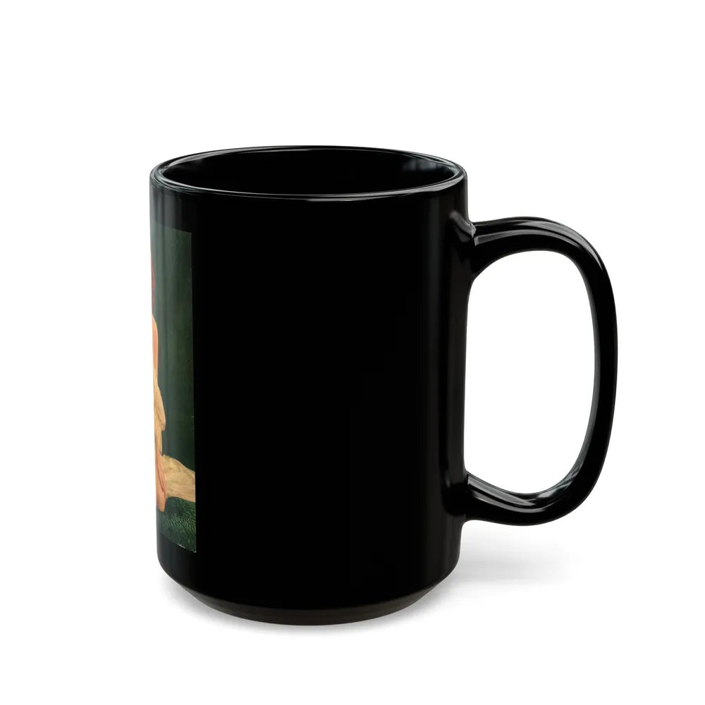 Helene Hayden #14 (Vintage Female Icon) Black Coffee Mug-Go Mug Yourself