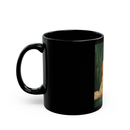 Helene Hayden #14 (Vintage Female Icon) Black Coffee Mug-Go Mug Yourself