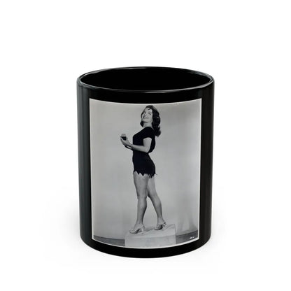 Helene Hayden #16 (Vintage Female Icon) Black Coffee Mug-11oz-Go Mug Yourself