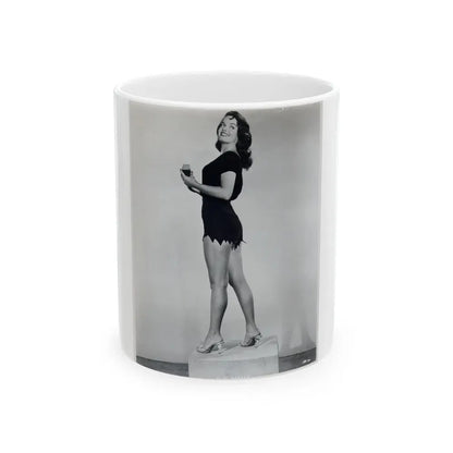 Helene Hayden #16 (Vintage Female Icon) White Coffee Mug 11oz - Go Mug Yourself