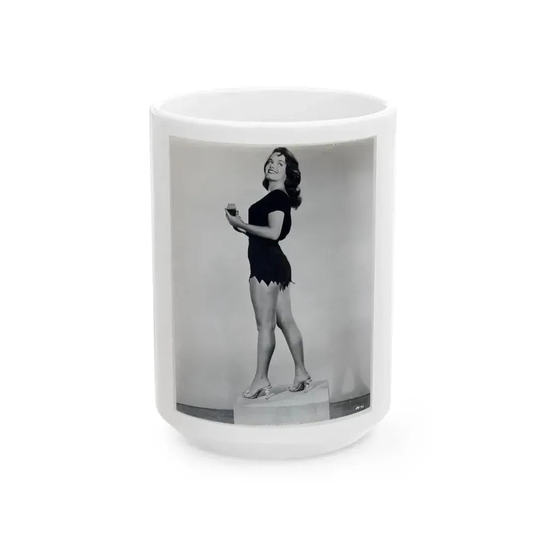 Helene Hayden #16 (Vintage Female Icon) White Coffee Mug 15oz - Go Mug Yourself