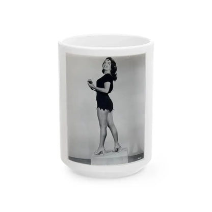Helene Hayden #16 (Vintage Female Icon) White Coffee Mug 15oz - Go Mug Yourself