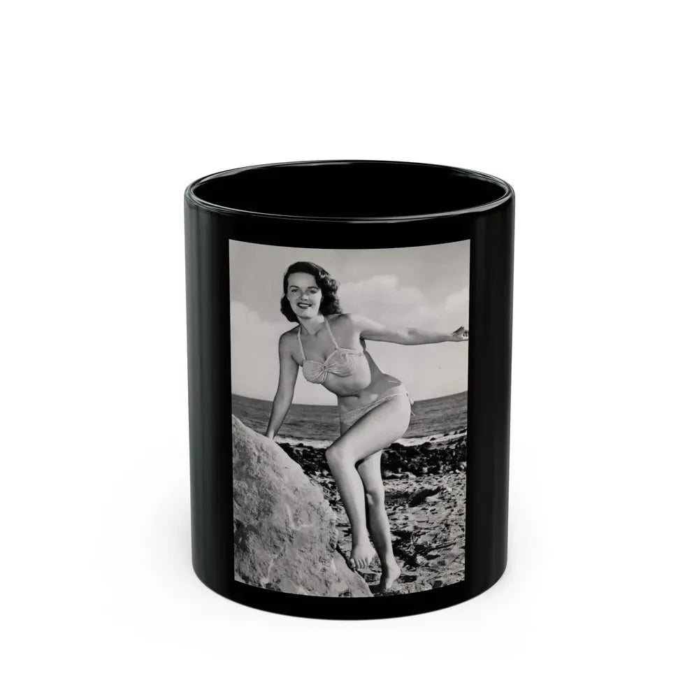 Helene Hayden #17 (Vintage Female Icon) Black Coffee Mug 11oz - Go Mug Yourself