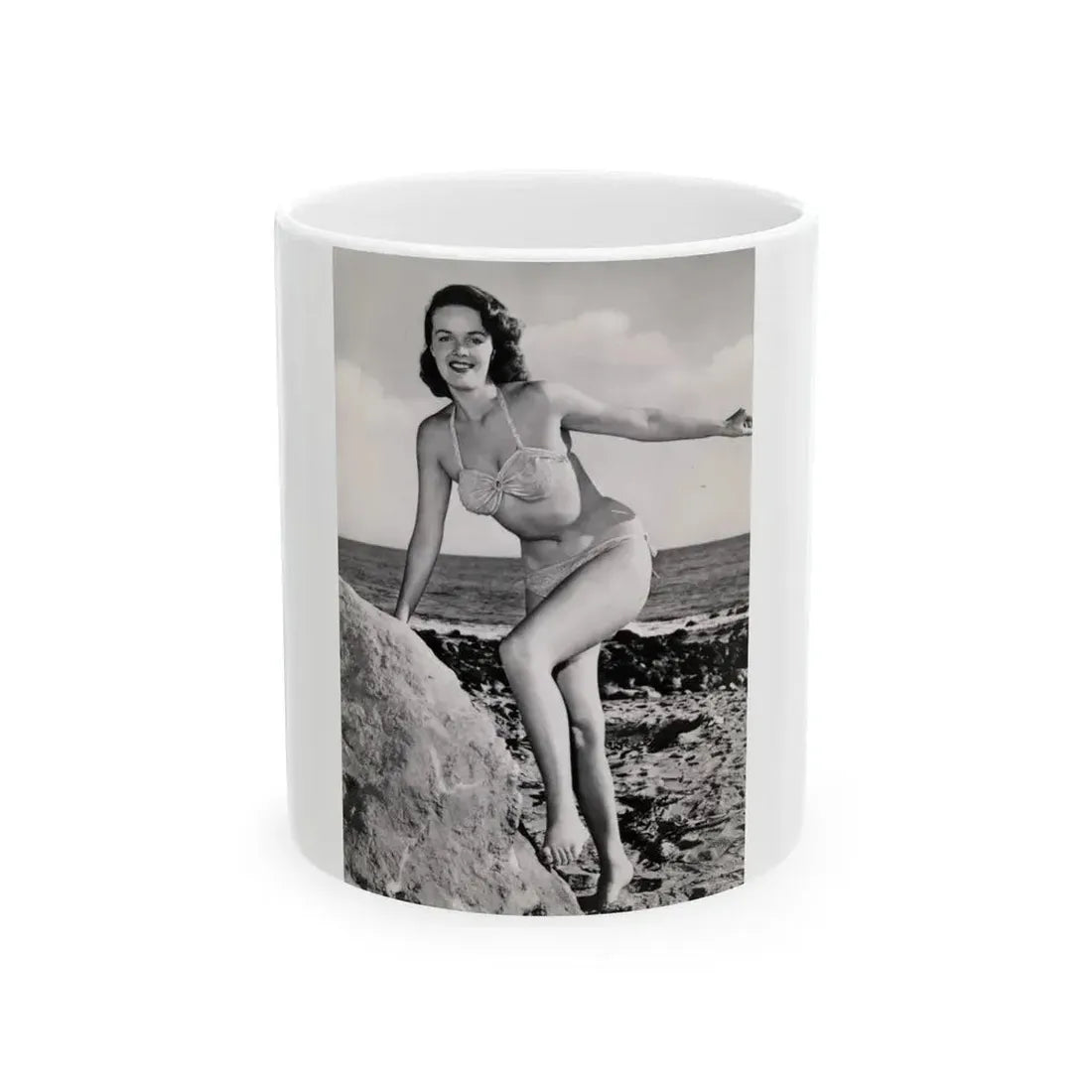 Helene Hayden #17 (Vintage Female Icon) White Coffee Mug 11oz - Go Mug Yourself
