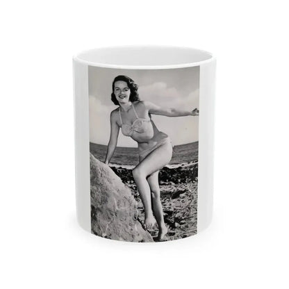 Helene Hayden #17 (Vintage Female Icon) White Coffee Mug 11oz - Go Mug Yourself