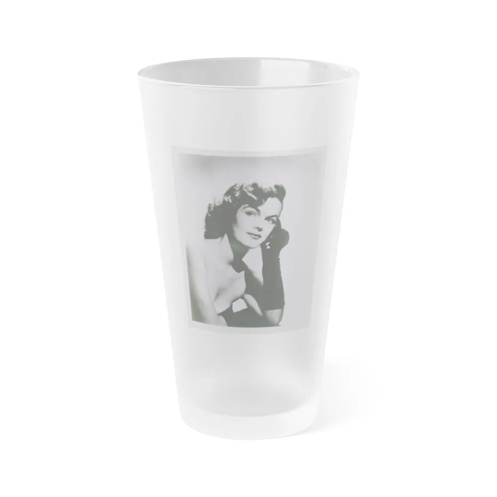 Helene Hayden #21 (Vintage Female Icon) Frosted Pint Glass 16oz-16oz-Frosted-Go Mug Yourself