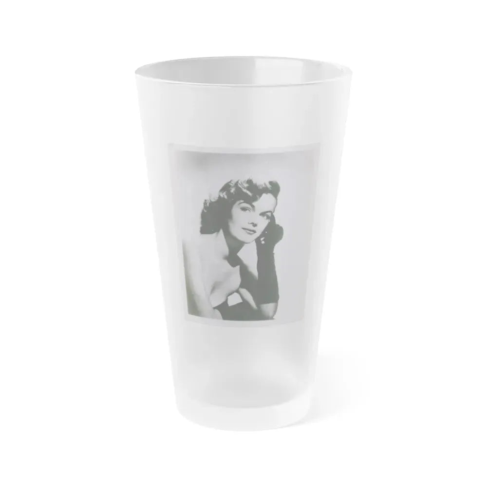 Helene Hayden #21 (Vintage Female Icon) Frosted Pint Glass 16oz 16oz Frosted - Go Mug Yourself