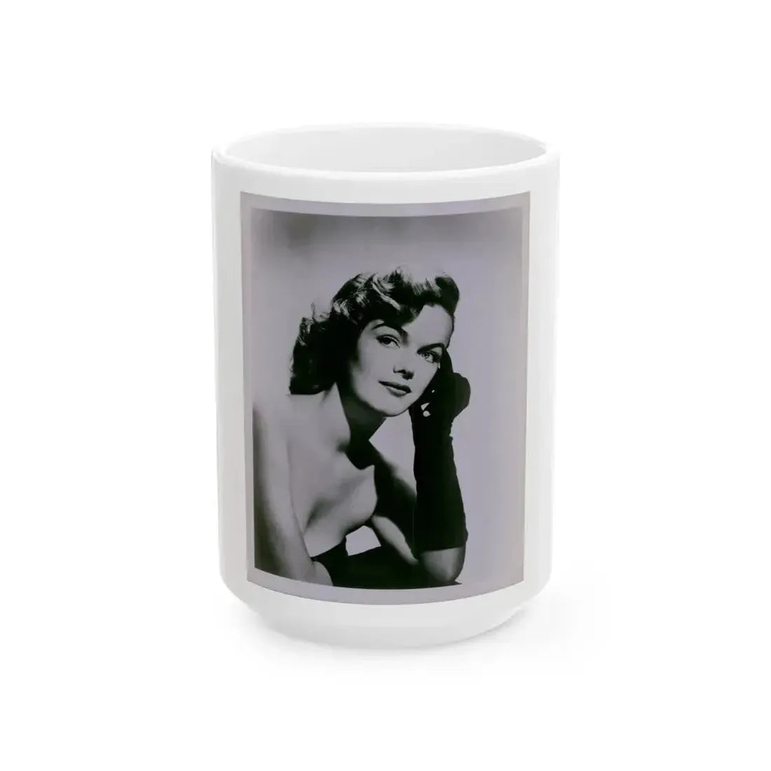 Helene Hayden #21 (Vintage Female Icon) White Coffee Mug 15oz - Go Mug Yourself