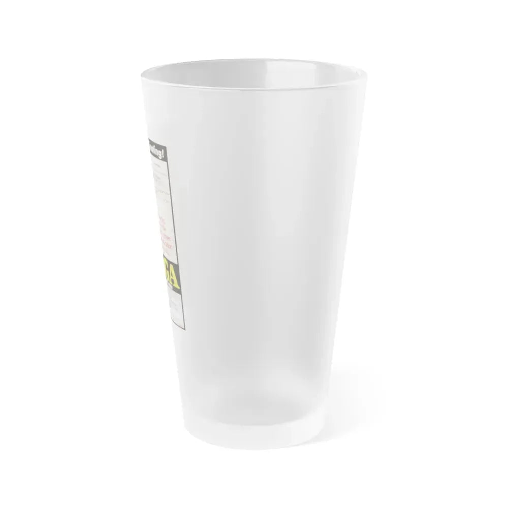 HELGA 1967 Movie Poster - Frosted Pint Glass 16oz - Go Mug Yourself