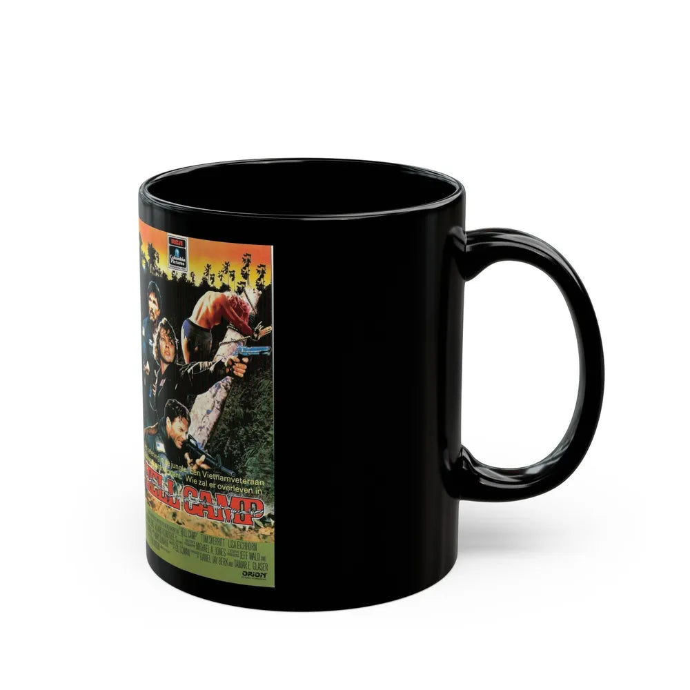 HELL CAMP (VHS COVER) - Black Coffee Mug-Go Mug Yourself