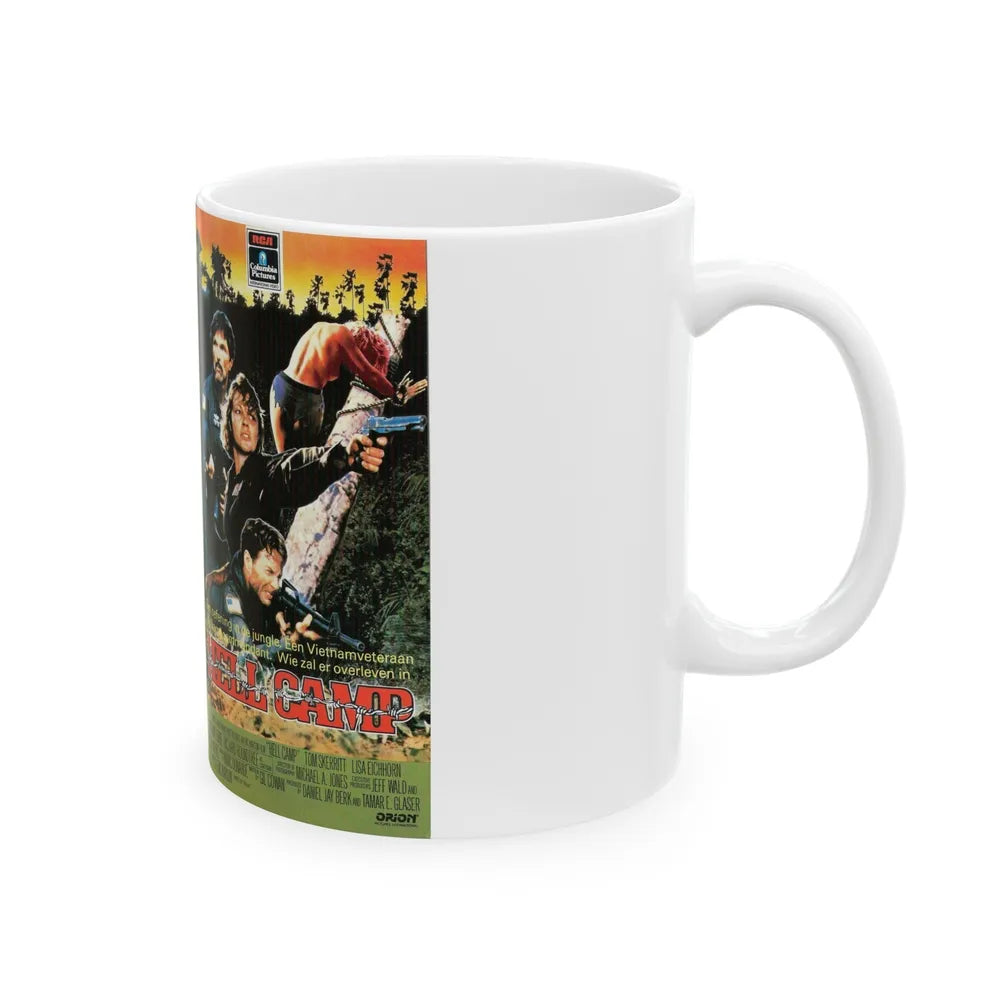 HELL CAMP (VHS COVER) - White Coffee Mug-Go Mug Yourself