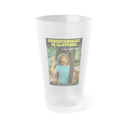 HELL HOLE (DANISH) 1978 Movie Poster - Frosted Pint Glass 16oz Default Title - Go Mug Yourself