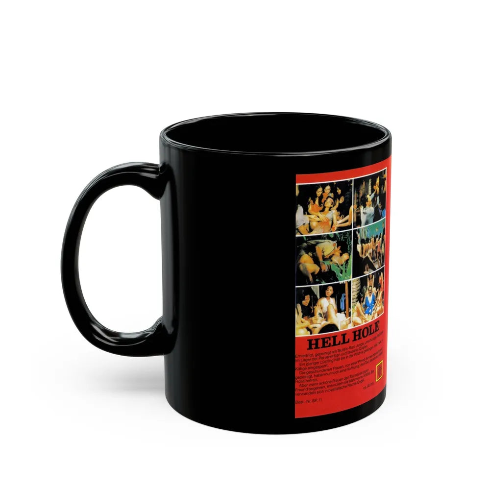 HELL HOLE INFERNO DER GEQUALTEN DIRNEN (VHS COVER) - Black Coffee Mug-Go Mug Yourself