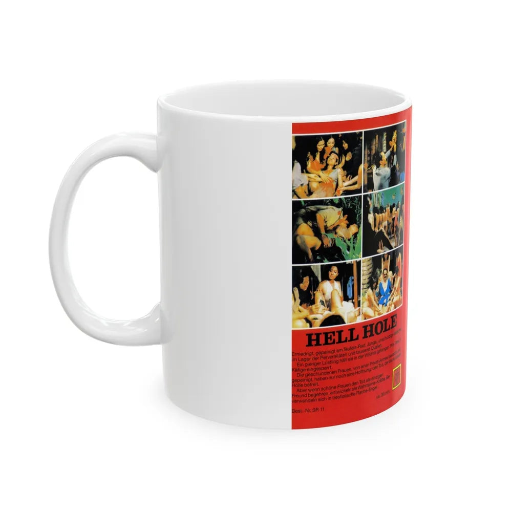 HELL HOLE INFERNO DER GEQUALTEN DIRNEN (VHS COVER) - White Coffee Mug-Go Mug Yourself