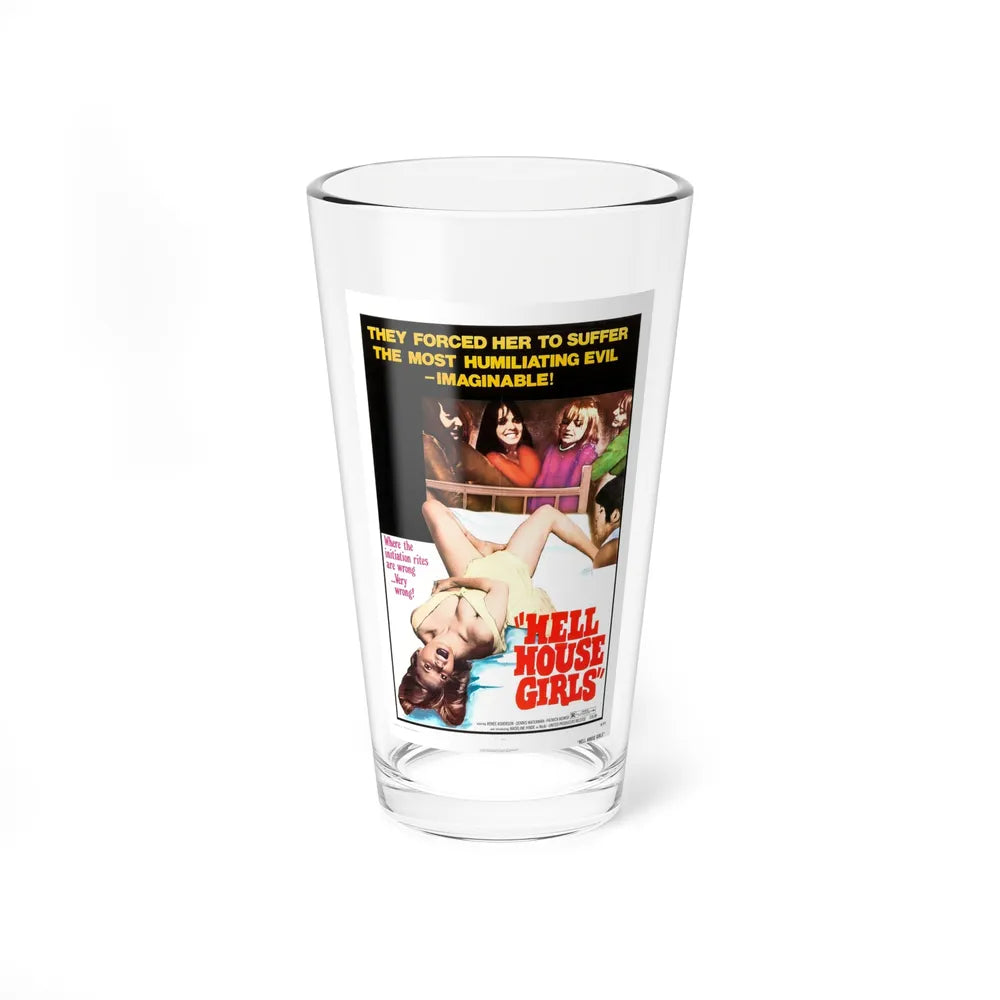 HELL HOUSE GIRLS (SCHOOL FOR UNCLAIMED GIRLS) 1969 Movie Poster - Pint Glass 16oz-16oz-Go Mug Yourself