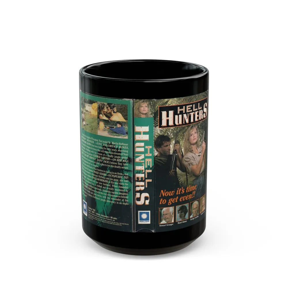 HELL HUNTERS (VHS COVER) - Black Coffee Mug-15oz-Go Mug Yourself