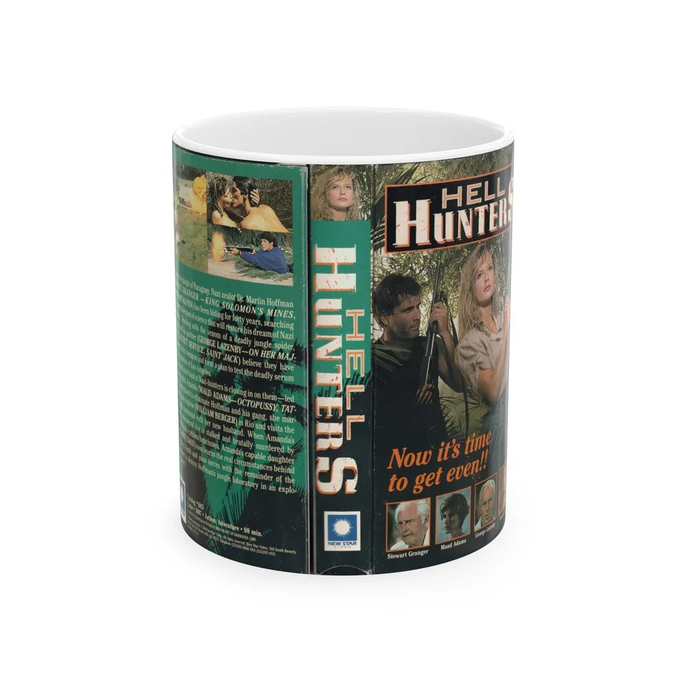 HELL HUNTERS (VHS COVER) - White Coffee Mug-11oz-Go Mug Yourself