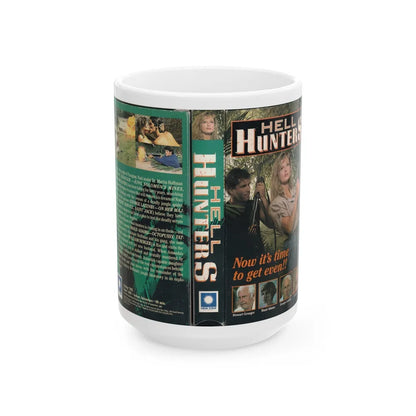 HELL HUNTERS (VHS COVER) - White Coffee Mug-15oz-Go Mug Yourself