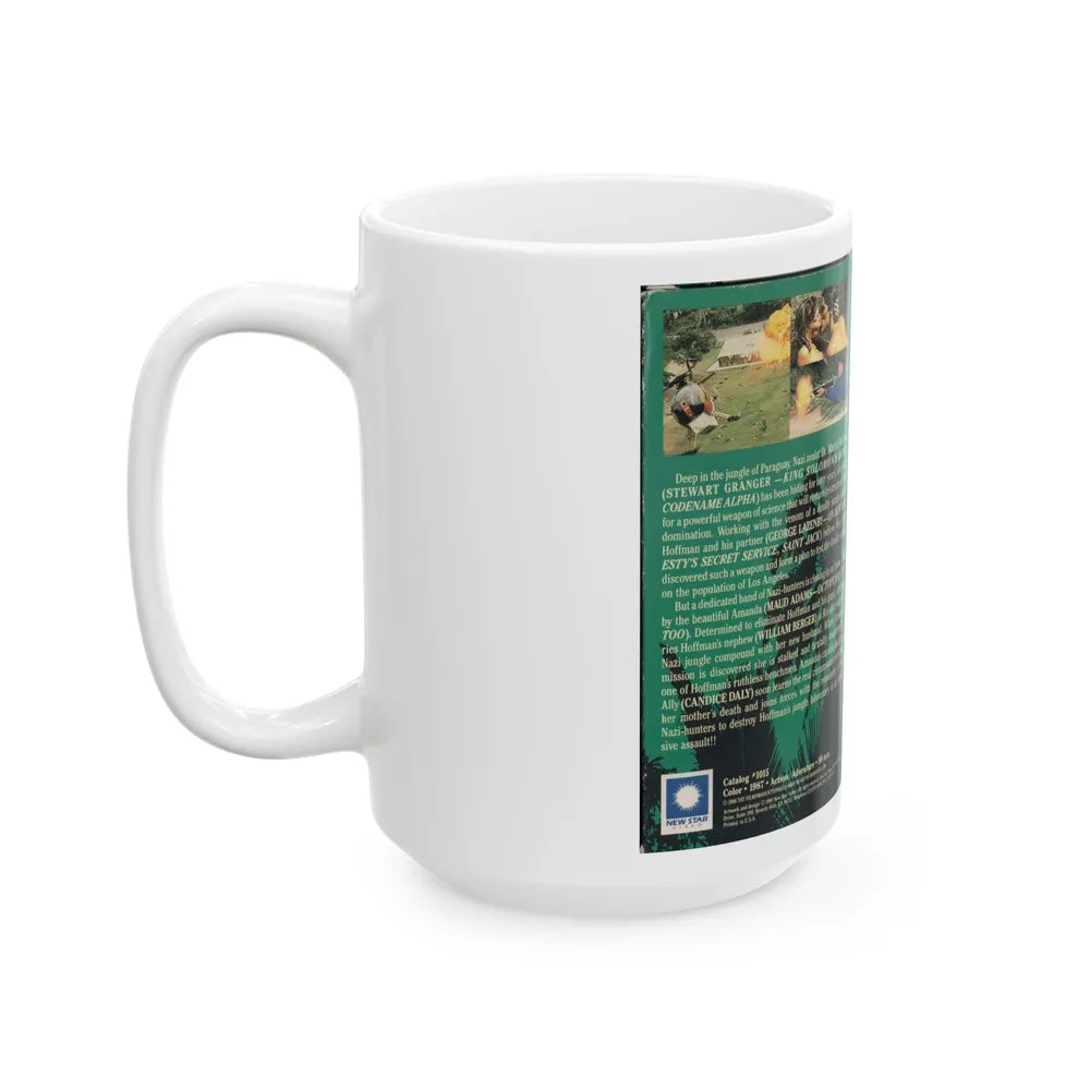 HELL HUNTERS (VHS COVER) - White Coffee Mug-Go Mug Yourself