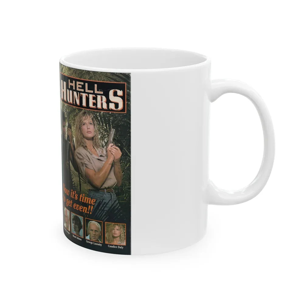 HELL HUNTERS (VHS COVER) - White Coffee Mug-Go Mug Yourself