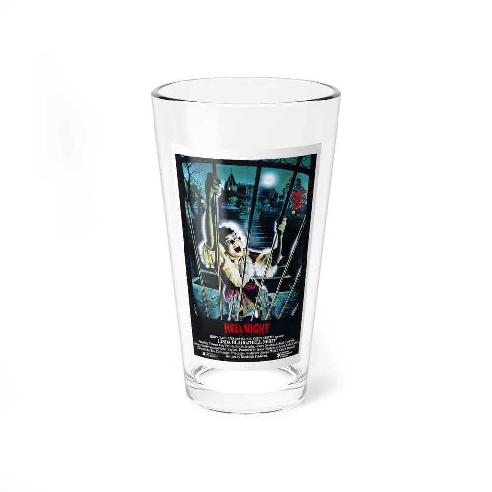 HELL NIGHT 1981 Movie Poster - Pint Glass 16oz-16oz-Go Mug Yourself