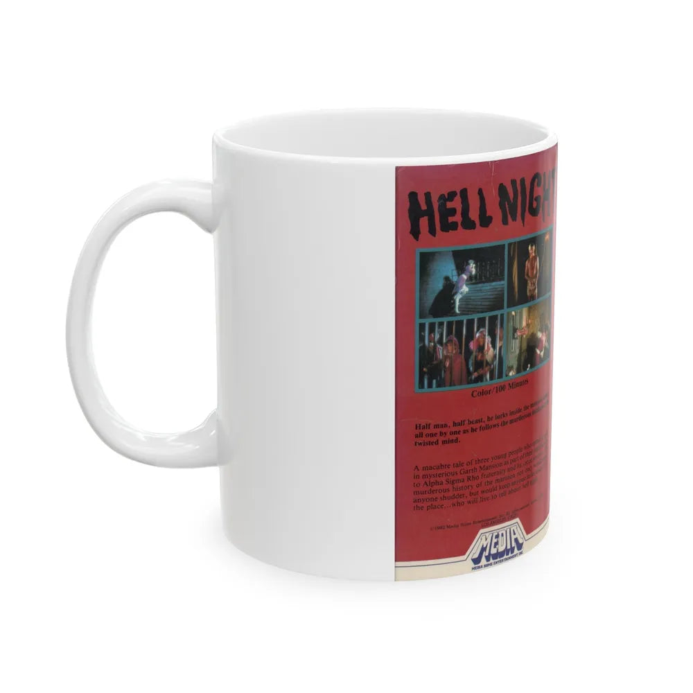 HELL NIGHT (VHS COVER) - White Coffee Mug-Go Mug Yourself